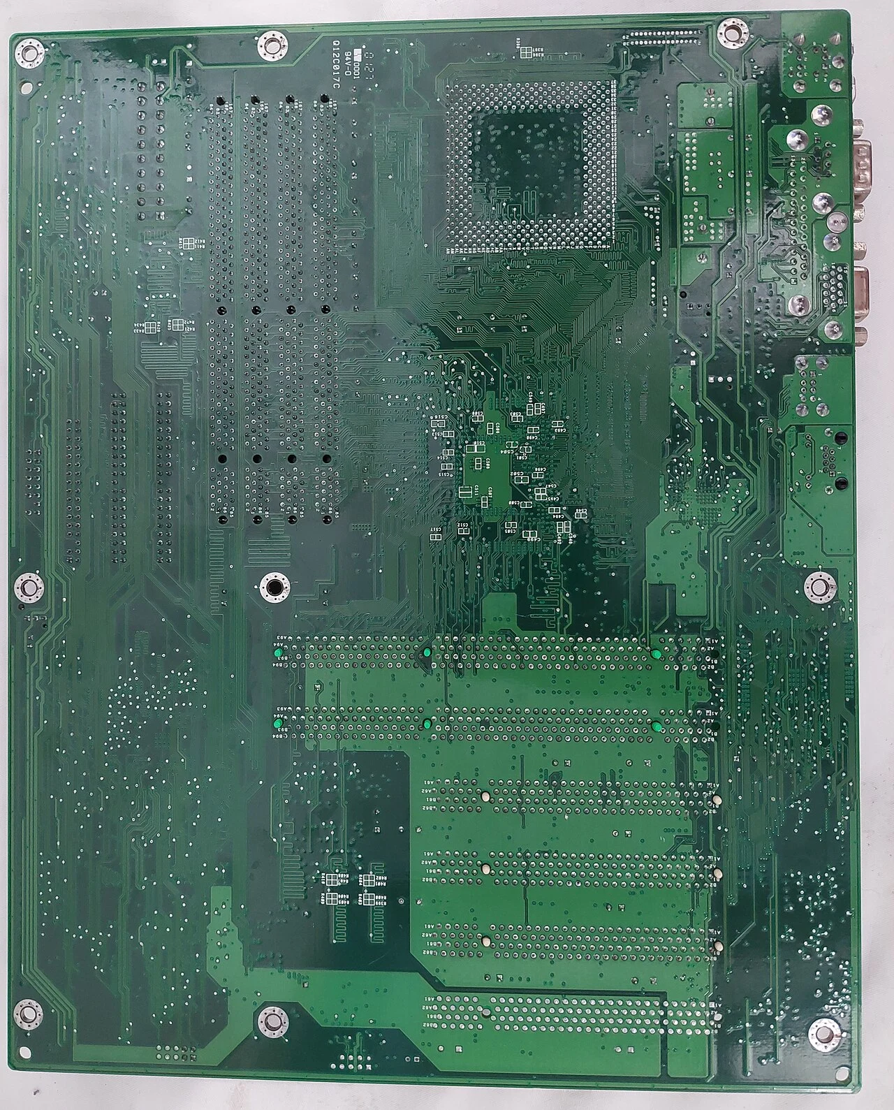 Circuits and connections on a computer board
